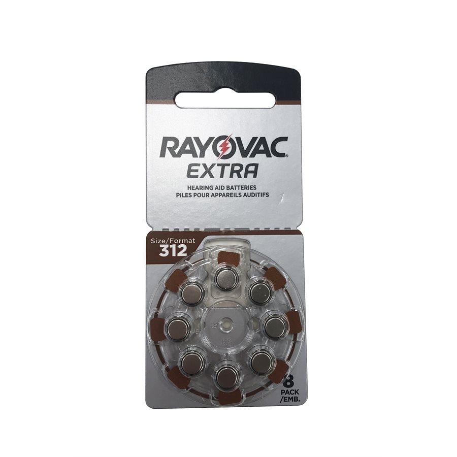 Rayovac - Extra Advanced ZM- Batteries - Size 312 - 312AE-6ZM