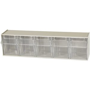 Akro Mills TiltView Storage Bin - 5 Bin Unit