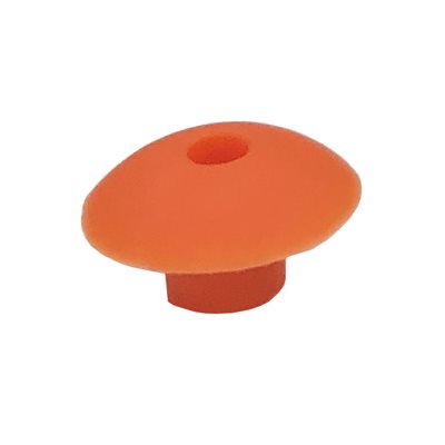 Inventis Brand Eartips for Tympanometers - 16mm, Orange (30 / bag)