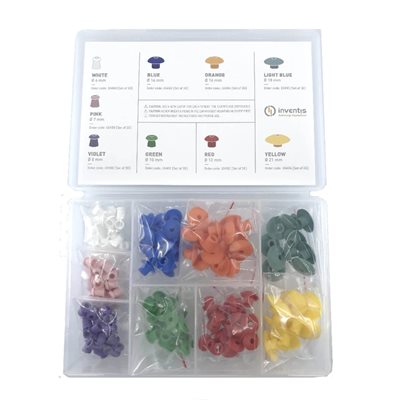 Inventis Brand Eartip Assortment Kit for Tympanometers (160 / set)