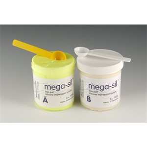 Mega-Sil Two-Part Impression Material - 2 lb., Yellow Color