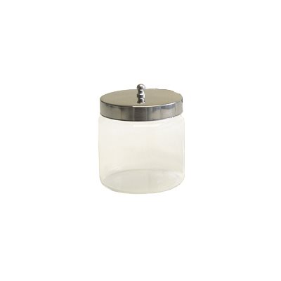 Glass Dressing Jar with Lid - 4" x 4"