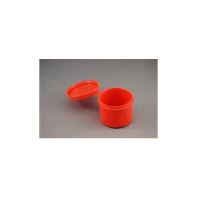 Polycon Earmold Case - Medium, 2 oz (Red Color)