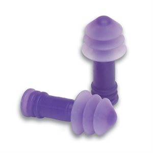 Mack's Aqua Block Earplugs - Purple Color (2 pair)