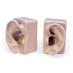 Demonstration Ears - Tan, Silicone (pair)