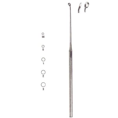 Economy Buck Curette - Angled, Size 0