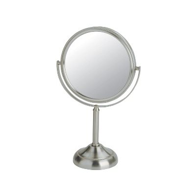 Table Top Two-Sided Pedestal Mirror - 1X / 10X Magnification