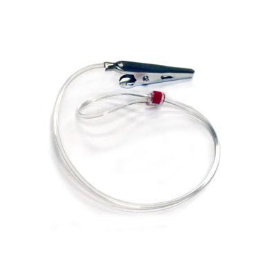 Oaktree Hearing Aid Retention Clip - BTE Monaural, Right Side, Red