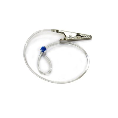 Oaktree Hearing Aid Retention Clip - BTE Monaural, Left Side, Blue