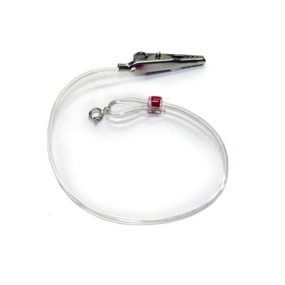 Oaktree Hearing Aid Retention Clip - ITE Monaural, Right Side, Red