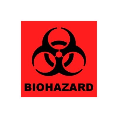 Biohazard Sticker