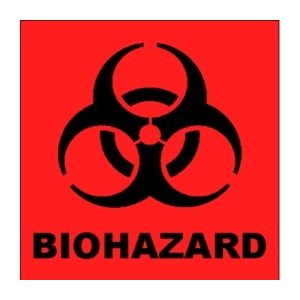 Biohazard Sticker