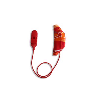 Ear Gear Cochlear Monaural Corded (Red / Orange)