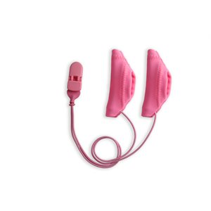 Ear Gear Cochlear Binaural Corded (Lipstick Pink)