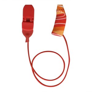 Ear Gear Mini Monaural Corded (Red / Orange)