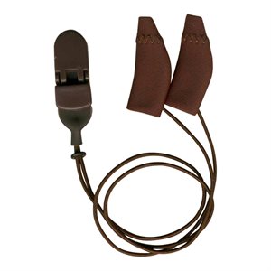 Ear Gear Mini Binaural Corded (Chocolate Brown)