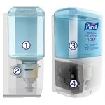 Purell ES8 Touch-Free Dispenser for 7760-02 Gel Sanitizer