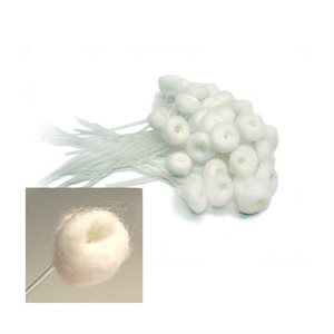 Vented Cotton Ear Dams - Medium Size (30 / bag)