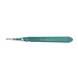 Stainless Steel Scalpel Blade with Handle - Disposable (10 / box)