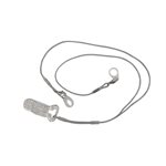 Hearing Aid Retention Clip for BTE / RIC - Binaural, Gray Color