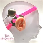 Ear Suspenders Cochlear Implant Headband - Neon Pink, Child Size