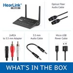 HearLink PLUS Long-Range Optical & Analog Bluetooth Audio Transmitter