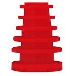 Grason IA Series Single Use Eartips - Flanged, 5-8mm, Red (100 / pk)