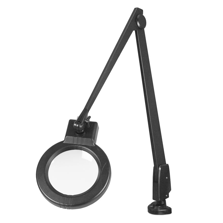 Dazor Circline LED Magnifier with Clamp (black)