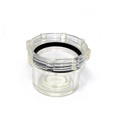 Mark V Replacement Clear Filter Cap with Rubber Seal