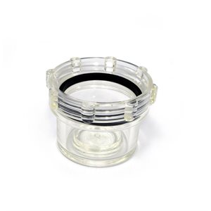 Mark V Replacement Clear Filter Cap with Rubber Seal