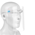 Face Shield with Comfort Fit Acrylic Glasses - Reusable (each)