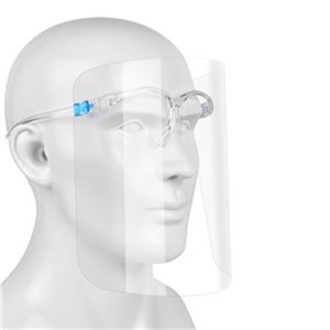 Face Shield with Comfort Fit Acrylic Glasses - Reusable (each)