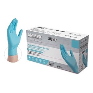 Nitrile Exam Gloves, Powder-Free - Medium (100 / box)