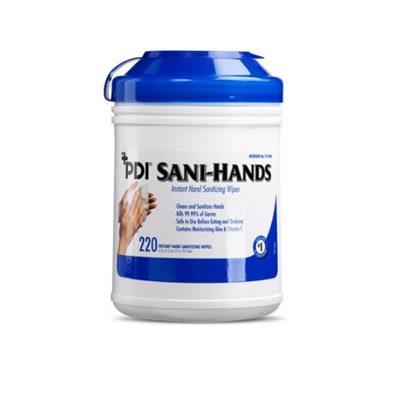 Sani-Hands Instant Hand Sanitizing Wipes (220 / canister)