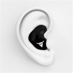 Decibullz Custom Molded Earplugs - Black