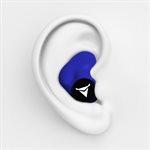 Decibullz Custom Molded Earplugs - Blue