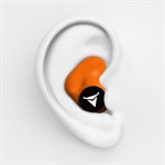 Decibullz Custom Molded Earplugs - Orange