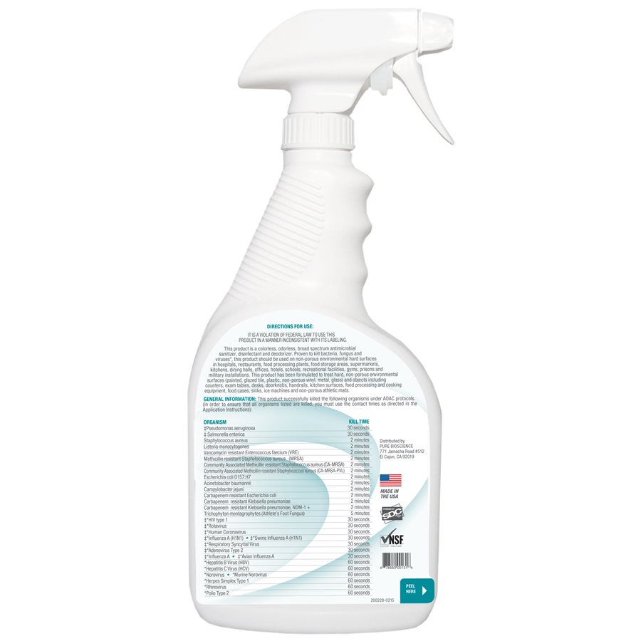 PURE Hard Surface Disinfectant Spray (32oz bottle)