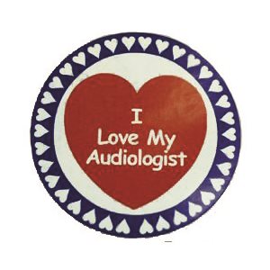 "I Love My Audiologist" Stickers (100 / roll)