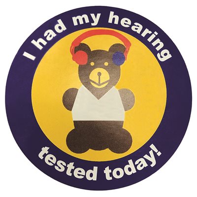 "I Had My Hearing Tested Today" Stickers (100 / roll)