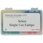 Grason MO Series Flanged Eartip Kit in Plastic Box - 70 / kit (flanged eartips only)