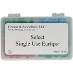 Grason IA Series Flanged Eartip Kit in Plastic Box - 70 / kit (flanged eartips only)