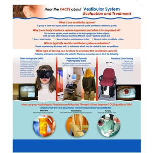 HealthScapes Poster - Vestibular System Evaluation (20x24)