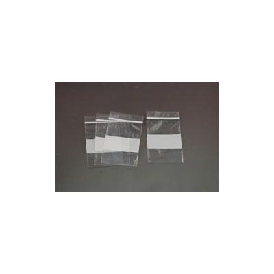 Plastic Zipper Bags, 2x2 with write-on block (100 / pk)