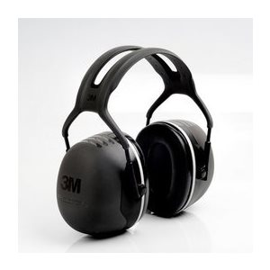 3M Peltor X Series Earmuffs, 31dB, Black, Headband, X5A