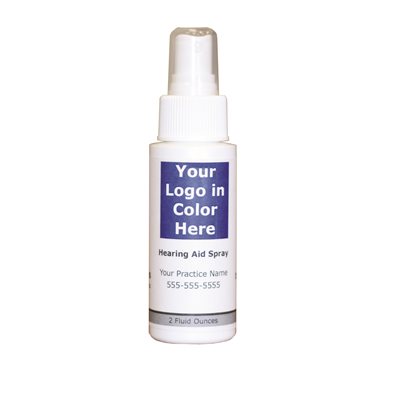 Custom Label Hearing Aid Spray, 2oz