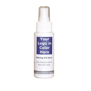 Custom Label Hearing Aid Spray, 2oz